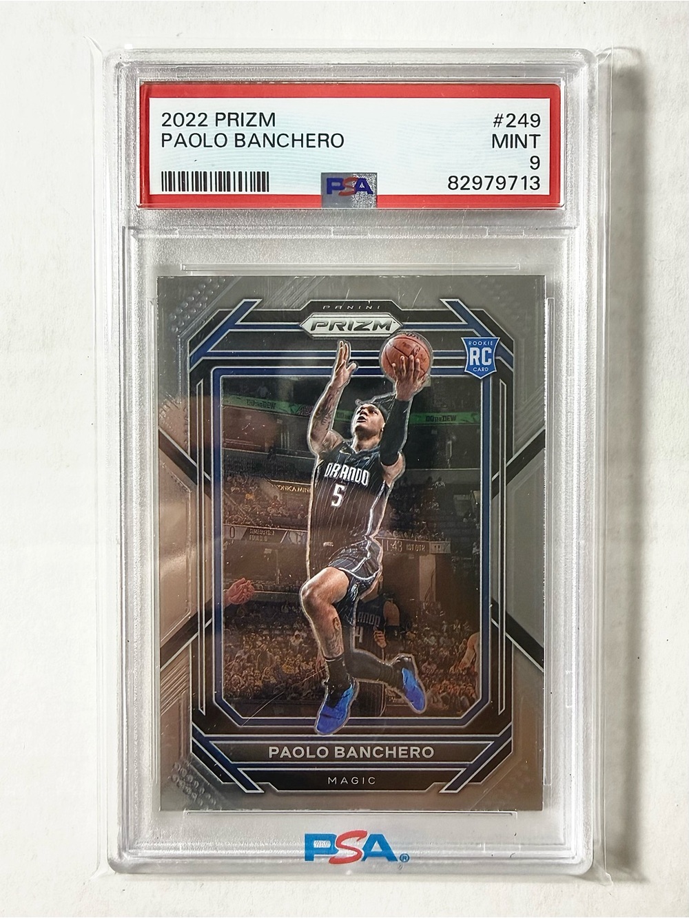 2022 Prizm Paolo Banchero Rookie Card PSA 9